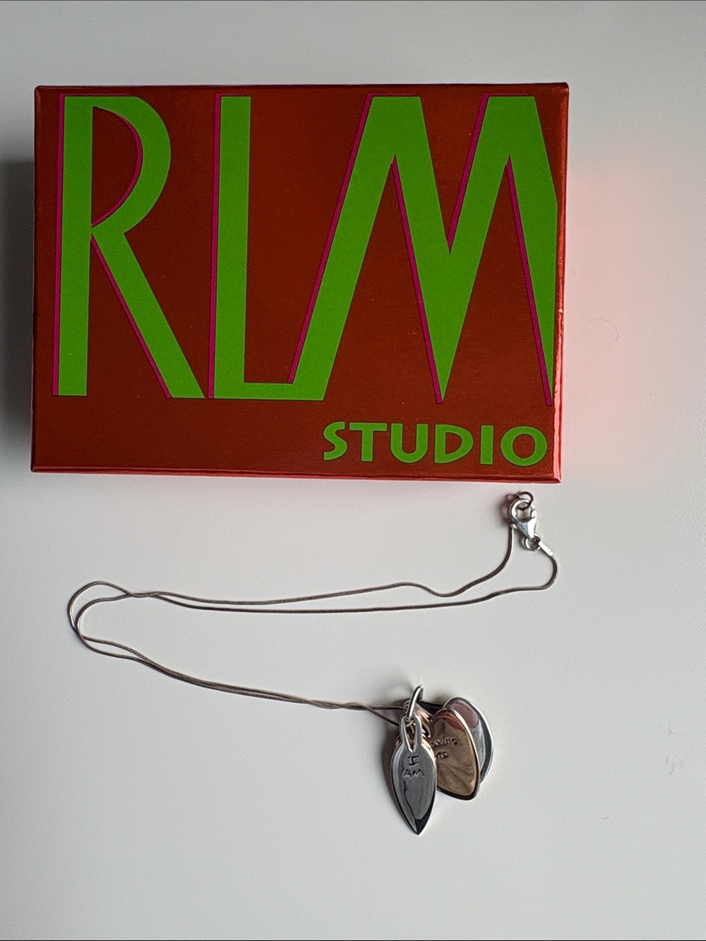 NWOT RLM Studio Mixed Metal Inspiration Necklace - Original Box Included